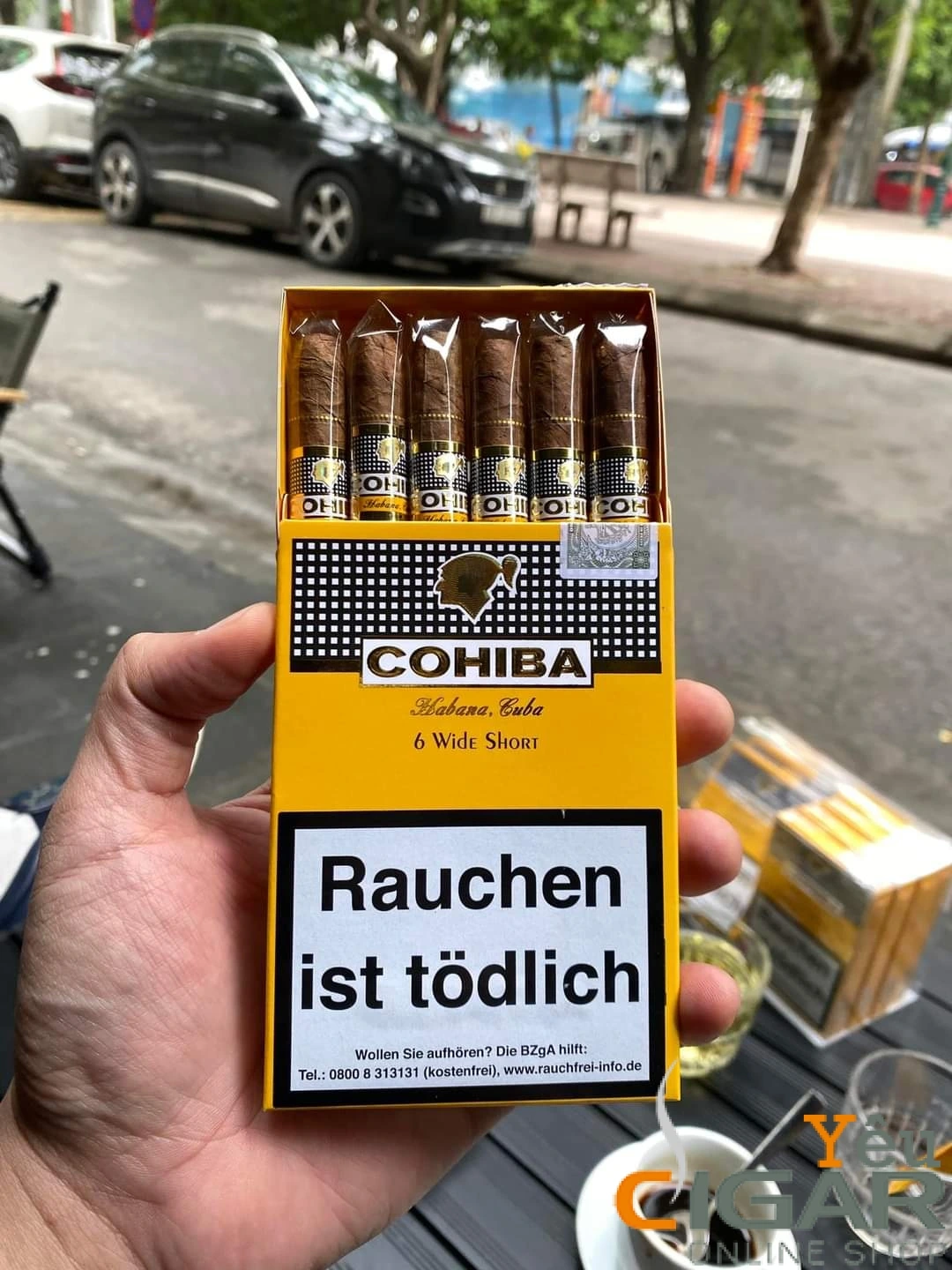 Cohiba Wide Short( pack of 6 Cigars )