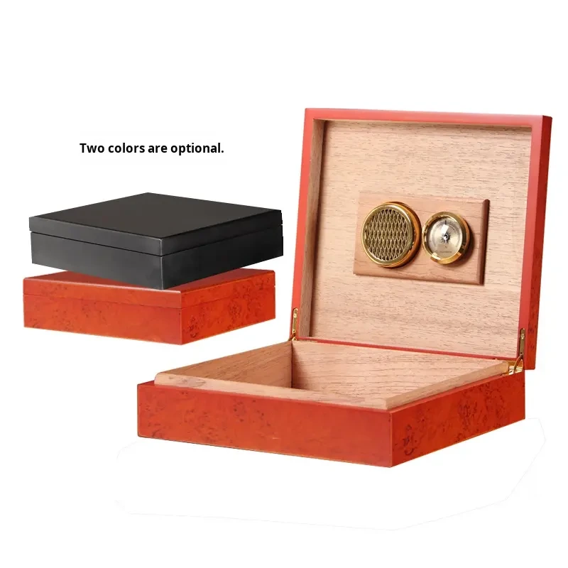 Premium Spanish Wooden Cigar Humidor - Image 2